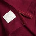 Senlak Denim Collar Anglo-Saxon Polo Shirt - Burgundy